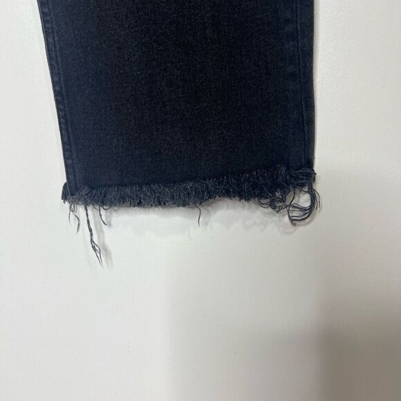 Everlane Black Jeans Raw Hem Sz 31 R - Picture 2 of 9